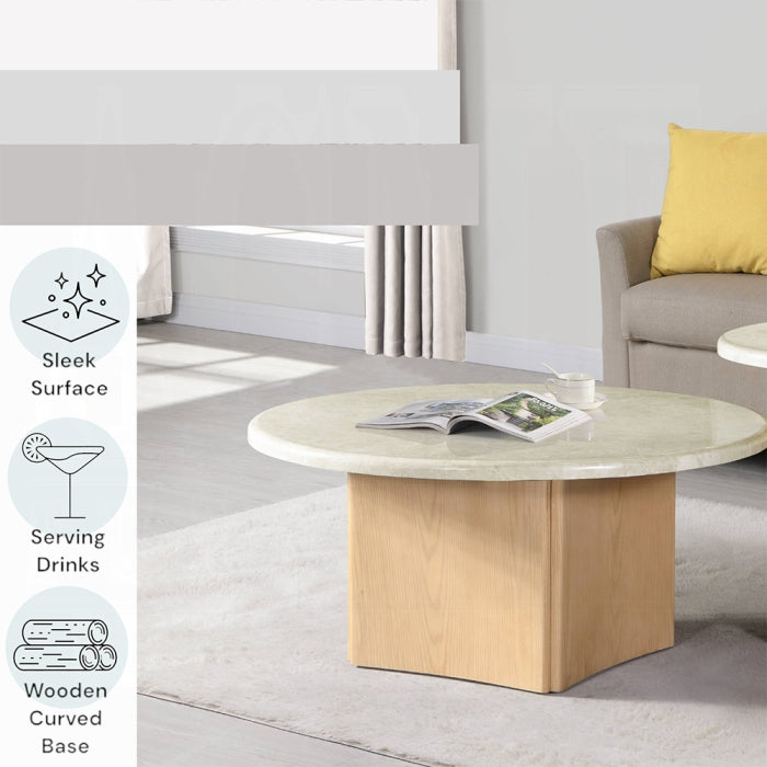 Marble Round Coffee Table