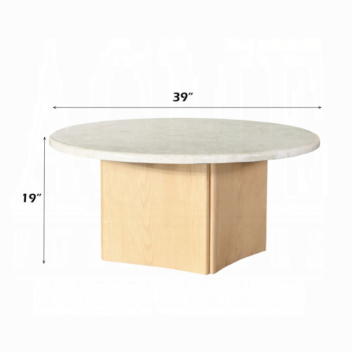 Marble Round Coffee Table
